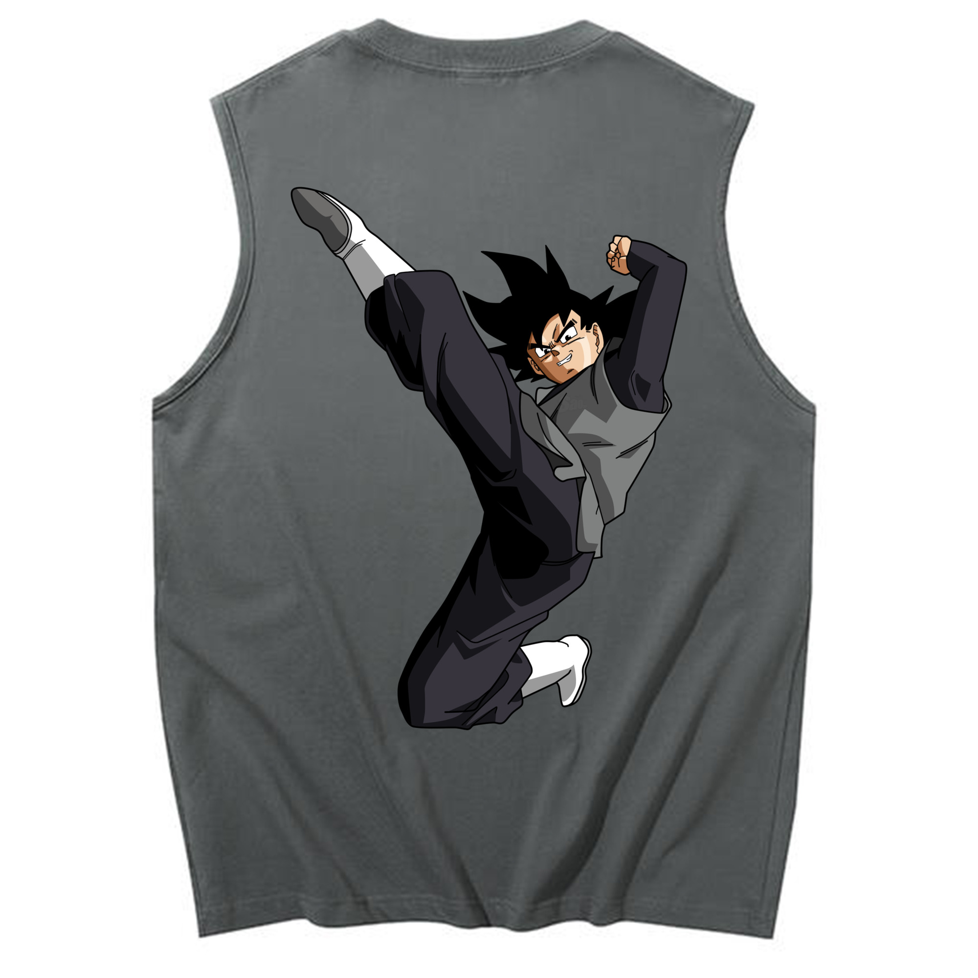 （画像用） ドラゴンボール ベジータ四世（Bejīta Yonsei）DRAGON BALL Vegeta IV コットン100％タンクトップ（背面プリント）